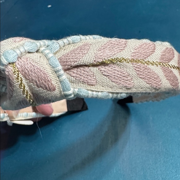 Knit Leaf Headband - Pink and Blue - NWT - Picture 6 of 6